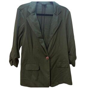 Olive Green Blazer – Women’s Tailored Jacket – Work & Casual Chic